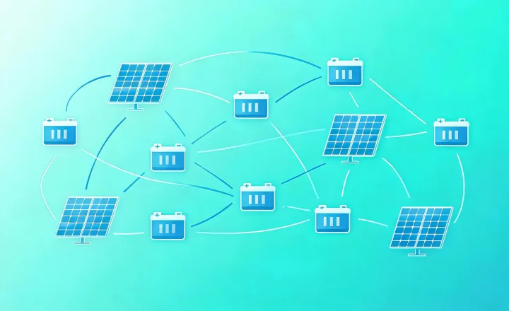 Renewable energy project support network map